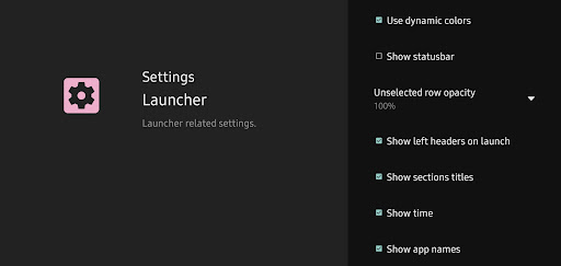 Projectivy Launcher ekran görüntüsü