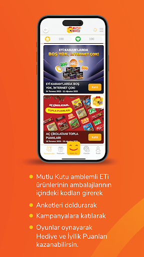 ETi Mutlu Kutu ekran görüntüsü