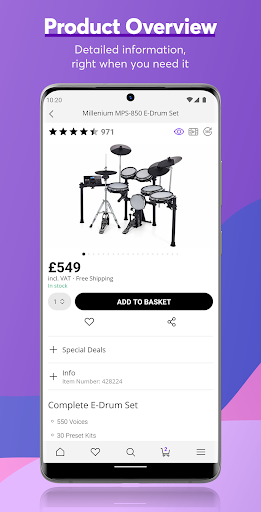 Thomann: Discover Music Gear ekran görüntüsü