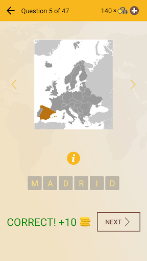 World Geography Quiz: Countrie ekran görüntüsü