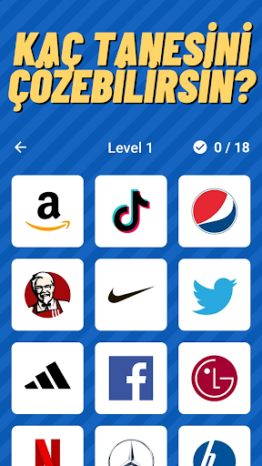 Logo Quiz: Markayı Tahmin Et! ekran görüntüsü