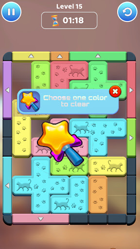 Tap Color Cube Away: 3D Puzzle ekran görüntüsü