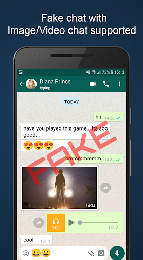 Fake Chat ChatsMock Text Prank ekran görüntüsü