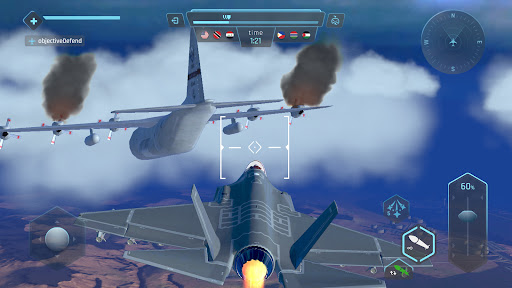 Sky Warriors: Uçak Savaş Oyunu ekran görüntüsü