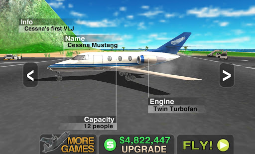Flight Simulator: Airplane 3D ekran görüntüsü