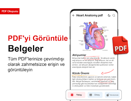 PDF Okuyucu - PDF uygulaması ekran görüntüsü