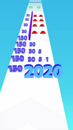 Numbers Run Merge Challenge ekran görüntüsü
