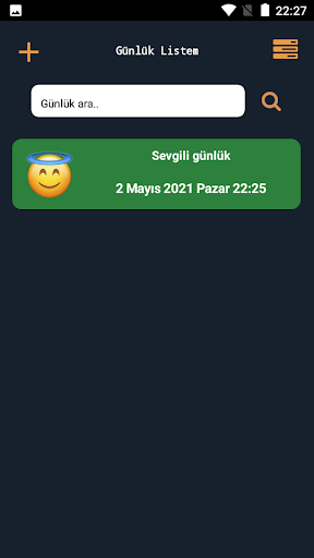 Günlük ekran görüntüsü