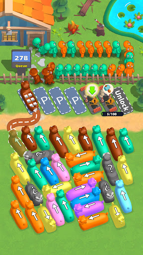 Car Jam 2: Bus Parking Games ekran görüntüsü