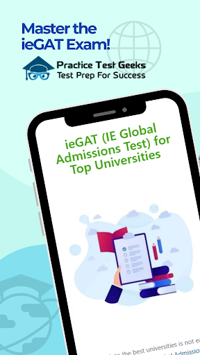 ieGAT Practice Test ekran görüntüsü