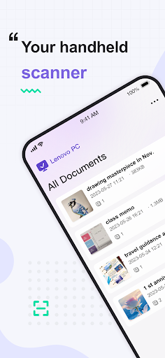 Lenovo Smart Scanner ekran görüntüsü