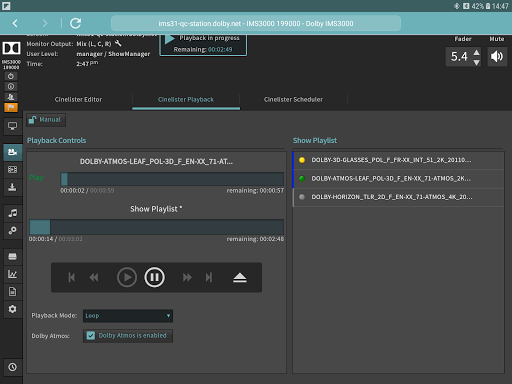 Cinema Server Control ekran görüntüsü