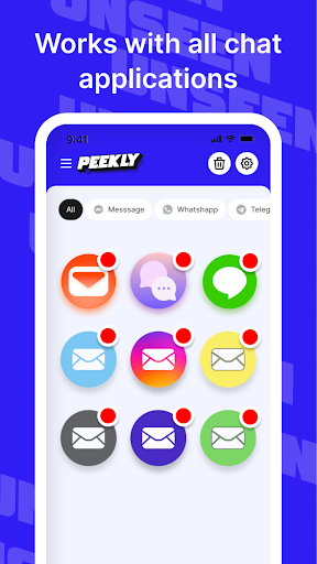Peekly: Unseen Chat & Track ekran görüntüsü