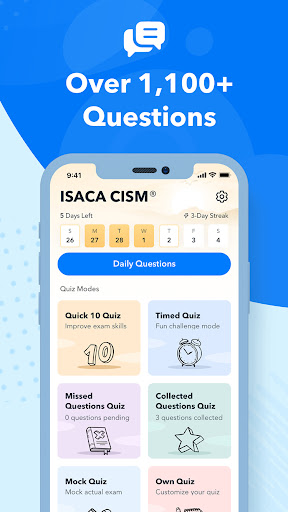 ISACA CISM Exam Prep 2026 ekran görüntüsü