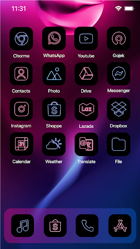 Wow Pristine Theme - Icon Pack ekran görüntüsü