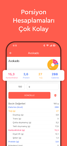 Macros - Kalori Sayacı ekran görüntüsü