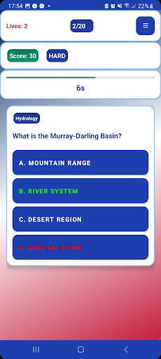 Aussie Challenge: Master Quiz ekran görüntüsü