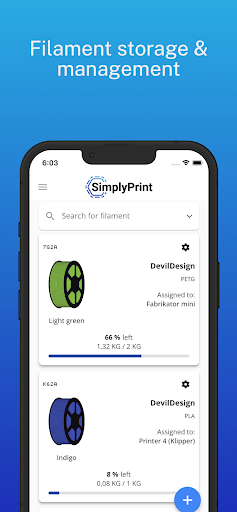 SimplyPrint - 3D printing ekran görüntüsü