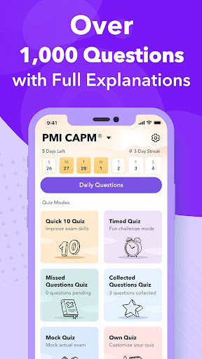 CAPM & PMP Exam Prep 2026 ekran görüntüsü
