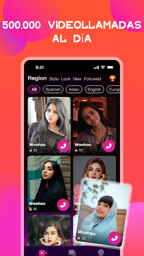 Woohoo-Canlı Görüntülü Sohbet ekran görüntüsü