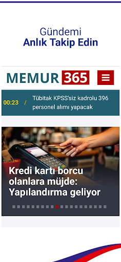 Memur 365, Kamu Personel Alımı ekran görüntüsü