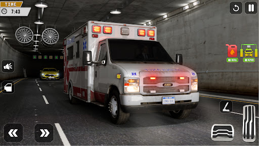 ambulans araba oyunlar 3d sim ekran görüntüsü