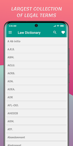 Law Dictionary Offline ekran görüntüsü
