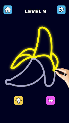 Single Line Puzzle Drawing ekran görüntüsü