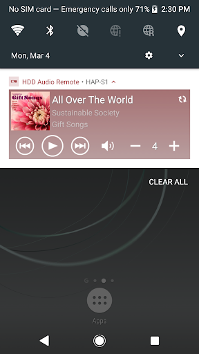 HDD Audio Remote ekran görüntüsü