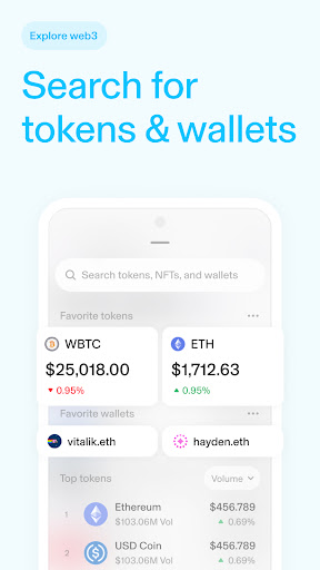 Uniswap: Crypto & NFT Wallet ekran görüntüsü