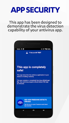 F-Secure AV Test ekran görüntüsü