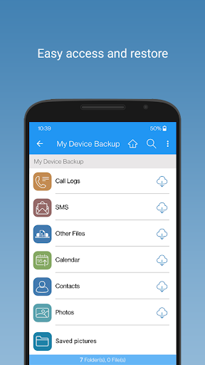 IDrive 360 Mobile Backup ekran görüntüsü