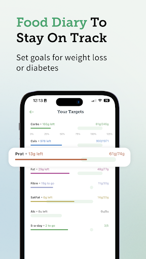 Carbs & Cals: Diet & Diabetes ekran görüntüsü