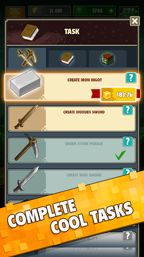 Minetap 3D: Idle-Merge RPG ekran görüntüsü