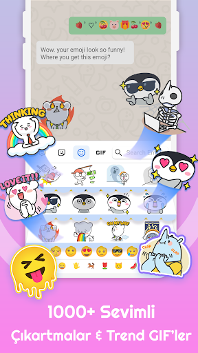 Emoji Klavye: Temaları & GIFs ekran görüntüsü