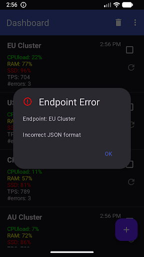 Web Dashboard ekran görüntüsü