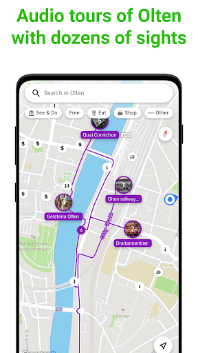 Olten Tour Guide:SmartGuide ekran görüntüsü