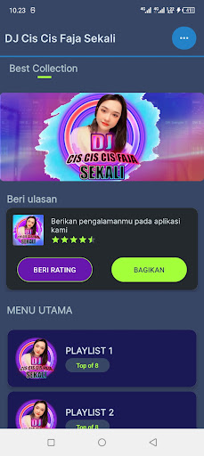 DJ Cis Cis Faja Sekali Remix ekran görüntüsü