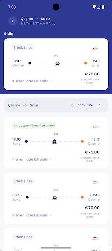 Feribotlines - Yunan Adaları ekran görüntüsü