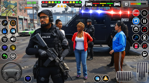 Police Car Driving Game 2025 ekran görüntüsü