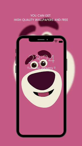 Cute Lotso Bear Wallpaper HD ekran görüntüsü
