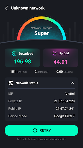 Speed Test 5G, Wifi - SpeedZen ekran görüntüsü