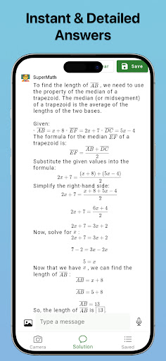 Soru Çöz : Süper Matematik ekran görüntüsü