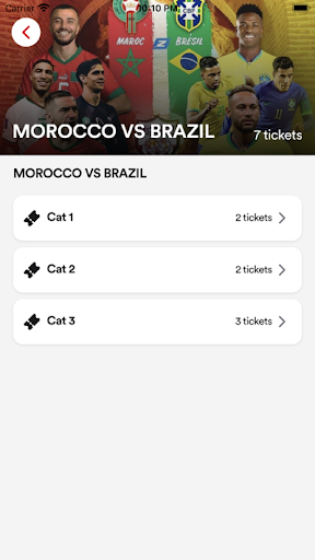 FRMF Tickets ekran görüntüsü