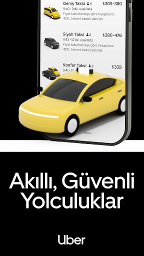 Uber - Kolay taksi yolculuğu ekran görüntüsü