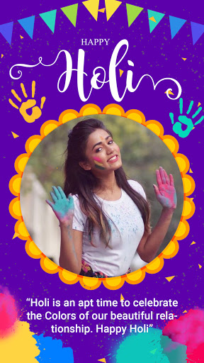 Holi Photo Editor & Frames ekran görüntüsü