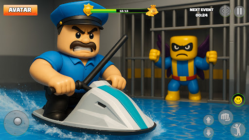 Prison Escape: Police Obby Run ekran görüntüsü