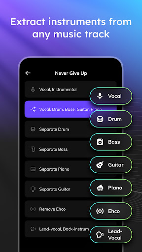 Vocal Remover - Musiclab ekran görüntüsü