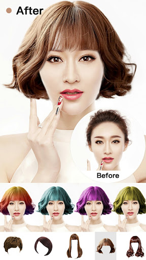 hair styler app for girls ekran görüntüsü
