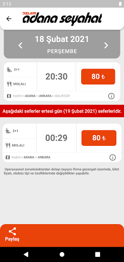 Özlem Adana Seyahat ekran görüntüsü